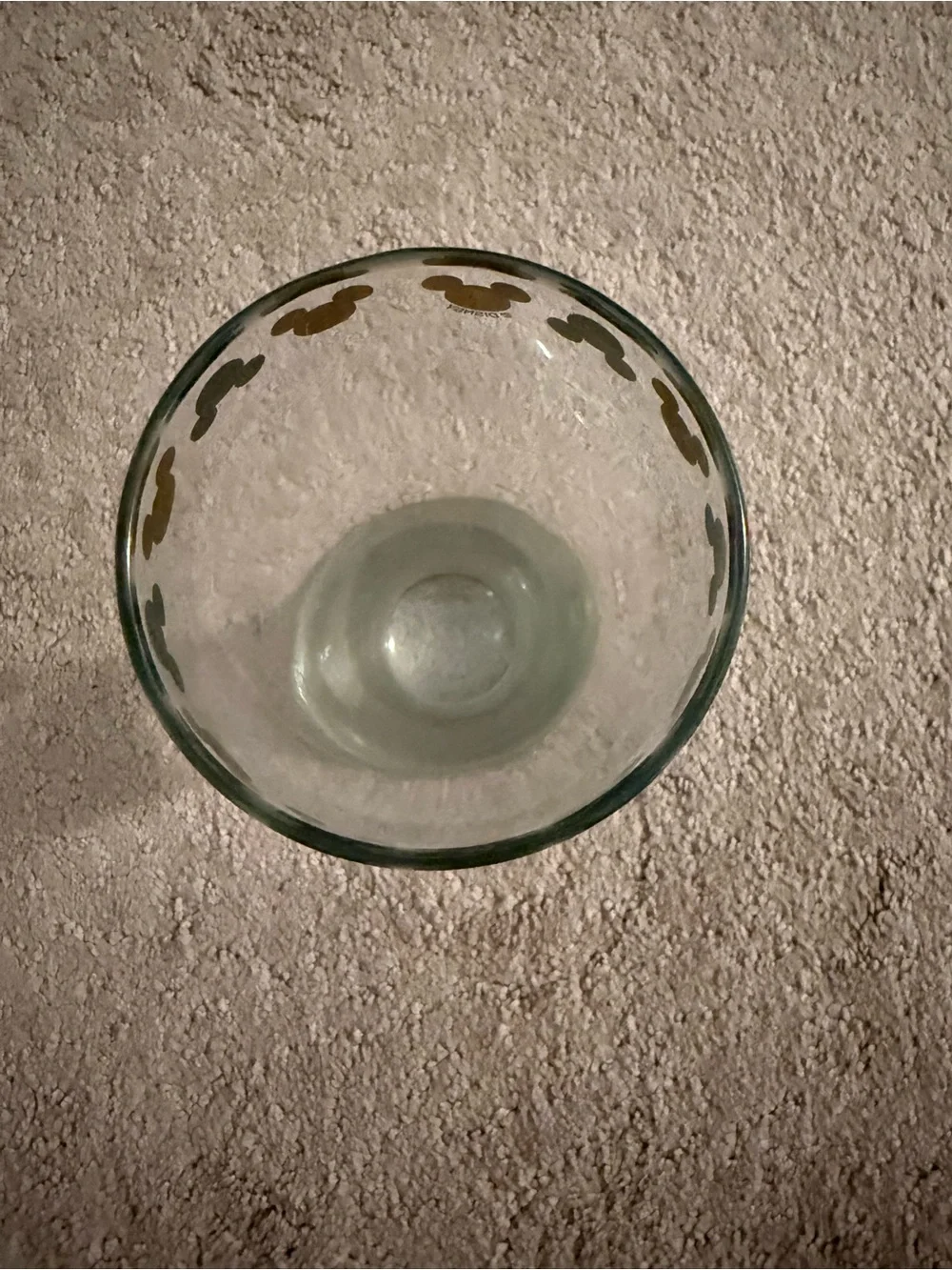 Disney Parks | Vintage Mickey Mouse Gold & Silver Glass Pilsner Tumbler